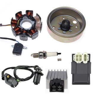 Stator iskrownik magneto do skutera Romet Delivery Retro 6 50 4T - zapłon koło magnesowe