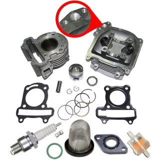 Cylinder głowica 47 mm Tuning 80 cc do skutera Romet 727 50 4T ECO JOY Komfort