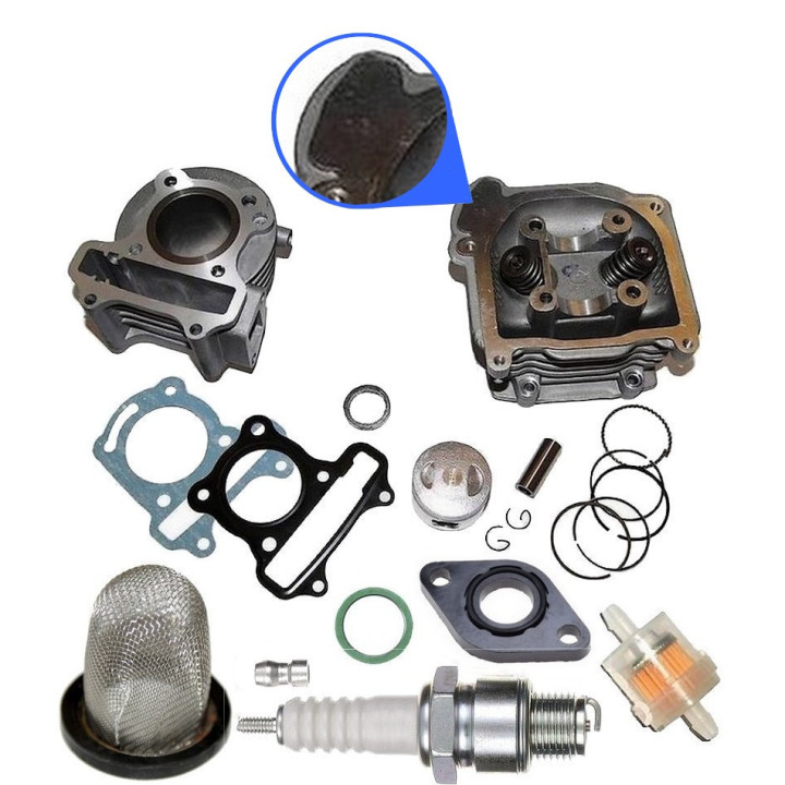 Cylinder Głowica 80 cm Tuning do skutera Romet 727 50 4T ECO JOY Komfort