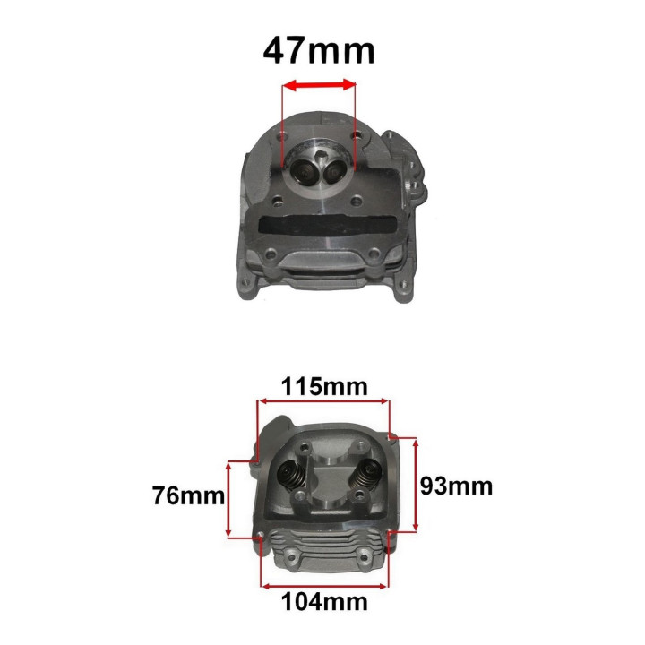 Cylinder Głowica 80 cm Tuning do skutera Romet 727 50 4T ECO JOY Komfort