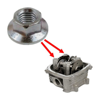 Nakrętka szpilki cylindra / głowicy do skutera Romet 727 50 4T ECO JOY Komfort