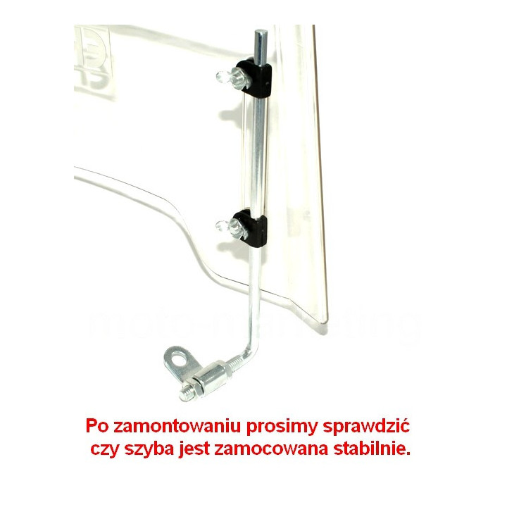 Owiewka do skutera Romet 727 50 4T ECO JOY Komfort - Szyba przednia