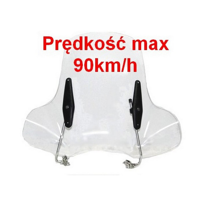 Duża szyba przednia do skutera Romet 727 50 4T ECO JOY Komfort - Owiewka