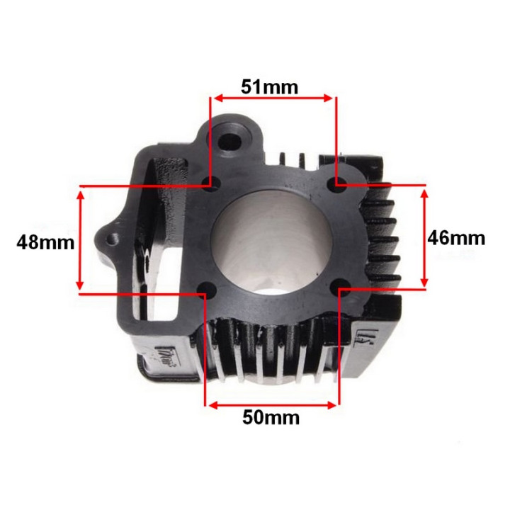 Cylinder Tuning 80 cc do Yamasaki YM50-6 YM50-6A 50 4T 07-17r. Tłok 47 mm