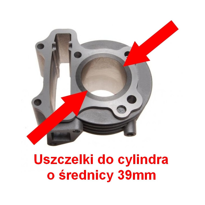 Uszczelki silnika do skutera Romet 727 50 4T ECO JOY Komfort - Zestaw uszczelek