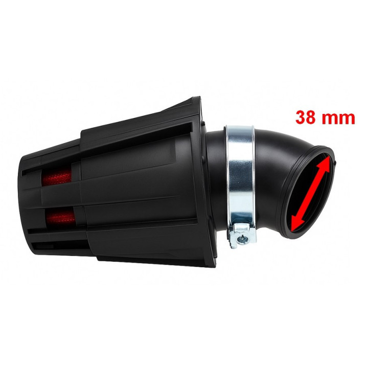 Filtr stożkowy powietrza w obudowie do skutera Romet 727 50 4T ECO JOY Komfort