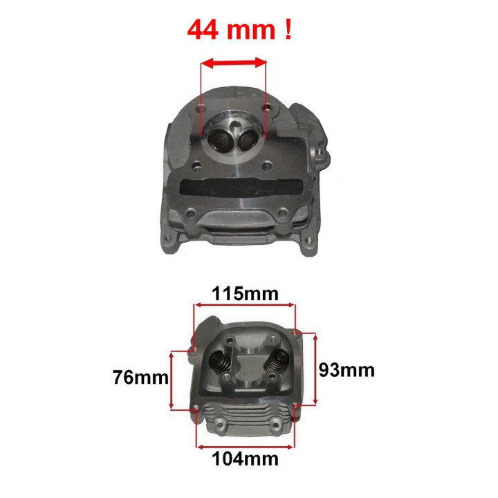 Głowica na cylinder 44mm tuning do skutera Romet 727 50 4T ECO JOY Komfort