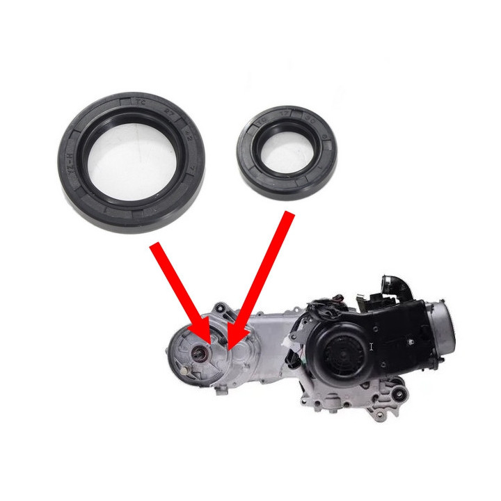 Uszczelniacze przekładni do skutera Romet 727 50 4T ECO JOY Komfort - Simmeringi