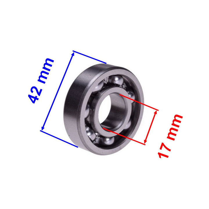 Łożysko przekładni tylnej 6303-2 do skutera Romet 727 50 4T ECO JOY Komfort