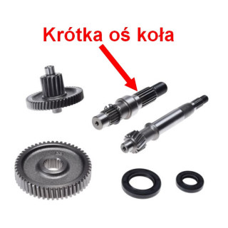 Tryby wałki przekładni do skutera Romet 727 50 4T ECO JOY Komfort - tryb wałek