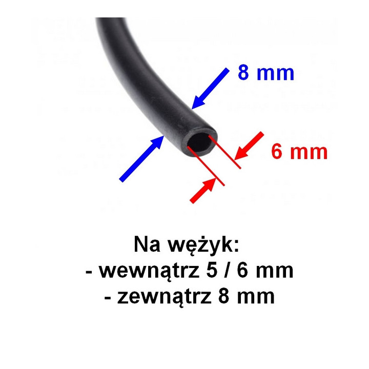 Opaska wężyka paliwa 4 szt. do skutera Romet 727 50 4T ECO JOY Komfort - zacisk