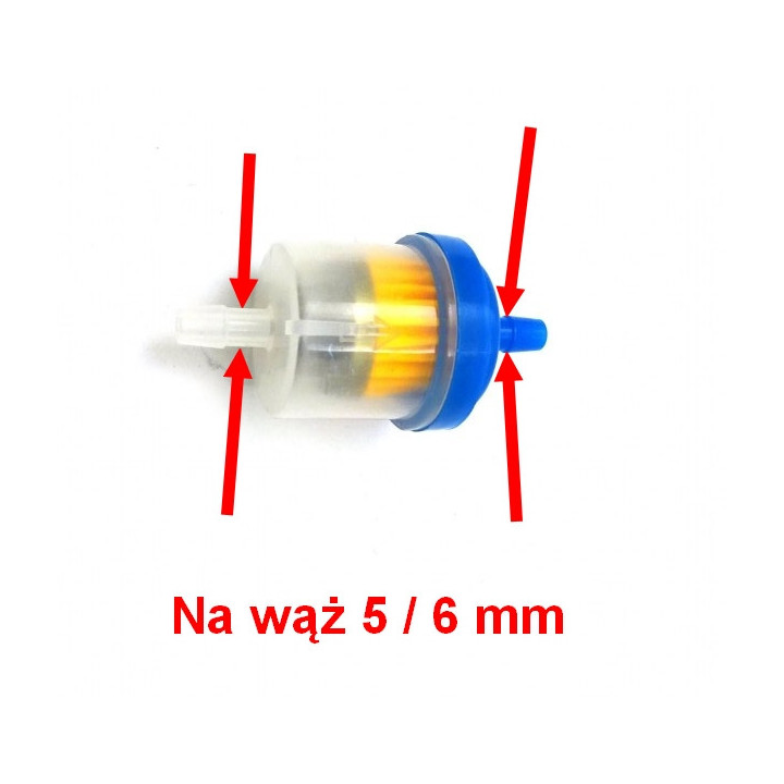 Filtr paliwa 5 / 6 mm z magnesem do skutera Romet 727 50 4T ECO JOY Komfort