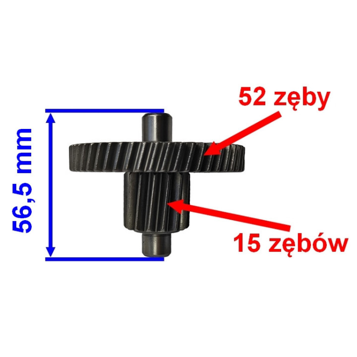 Tryb tylnej przekładni do skutera Romet 727 50 4T ECO JOY Komfort - zębatka