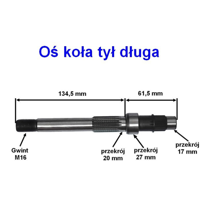 Tryby wałki przekładni do skutera Romet 727 50 4T ECO JOY Komfort - tryb wałek