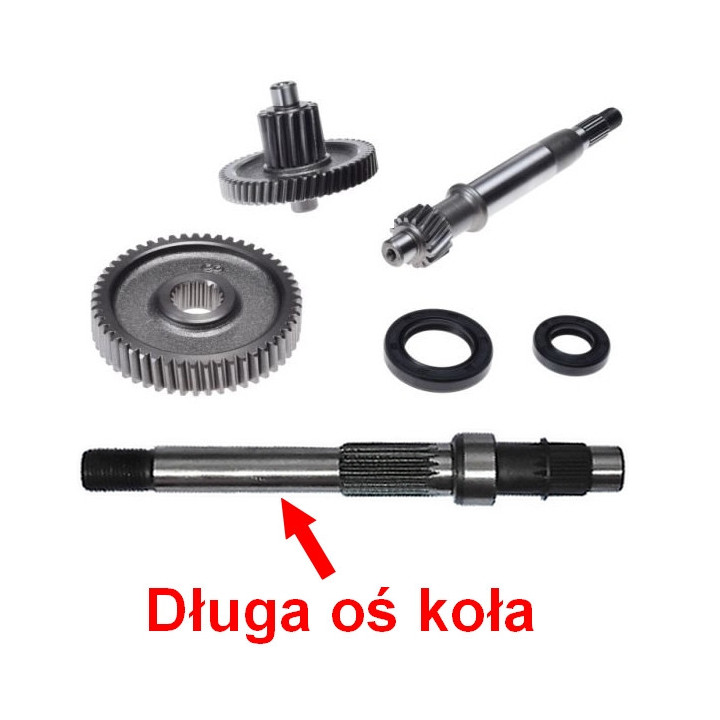Tryby wałki przekładni do skutera Romet 727 50 4T ECO JOY Komfort - tryb wałek