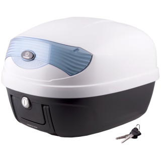 Kufer biały na jeden kask Do Skutera Romet 727 50 4T ECO JOY Komfort