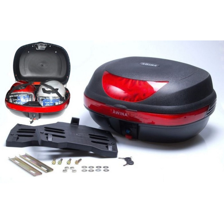 Duży kufer odpinany na dwa kaski do skutera Romet 727 50 4T ECO JOY Komfort