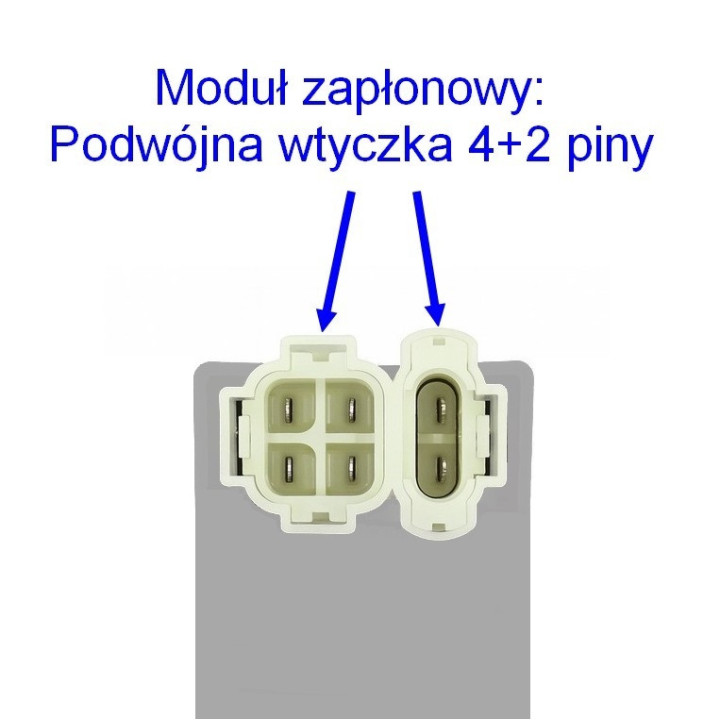 Moduł CDI cewka regulator świeca do skutera Romet 727 50 4T Zestaw tuningowy